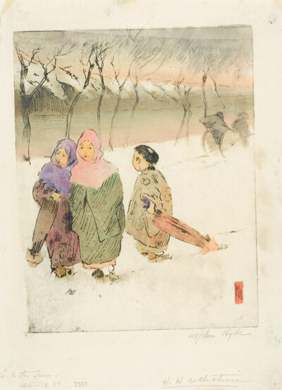 In the Snow at Tokyo