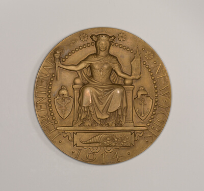 Medal Commemorating Tercentenary, New York