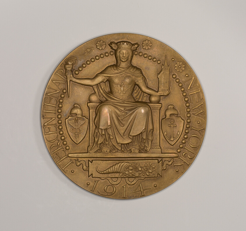 Medal Commemorating Tercentenary, New York