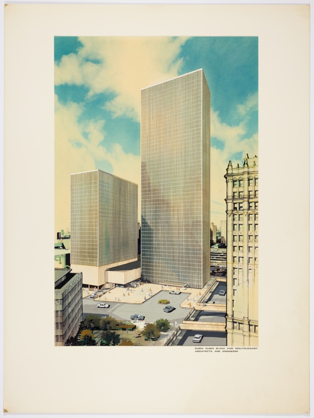 Marshall Field Office Building Complex, Chicago, Illinois, Rendering