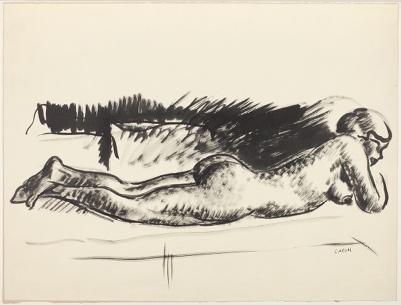 Female Nude Lying Prone