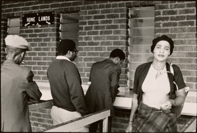 A.m./p.m. travellers from KwaNdebele buying their weekly season tickets at the PUTCO Bus Depot in Pretoria