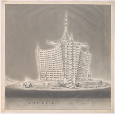 Viva Casino and Hotel, Las Vegas, Nevada, Perspective Rendering