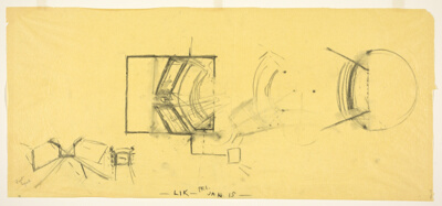 Fort Wayne Fine Arts Center Theater, Fort Wayne, Indiana, Sketches
