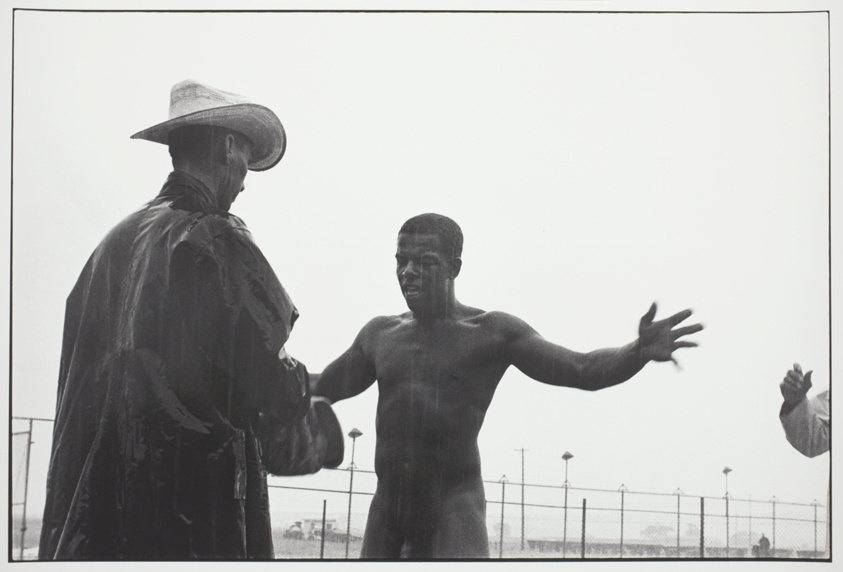 Shakedown, Ramsey Unit, Texas, from the series "Conversations with the Dead" and No. 17 from the portfolio "Danny Lyon" (1979)