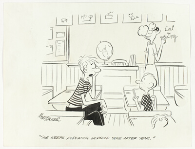 “She keeps repeating herself year after year.”