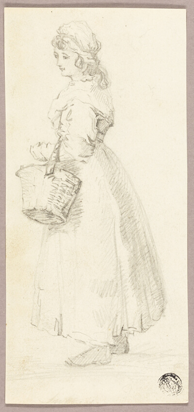 Standing Girl with Basket