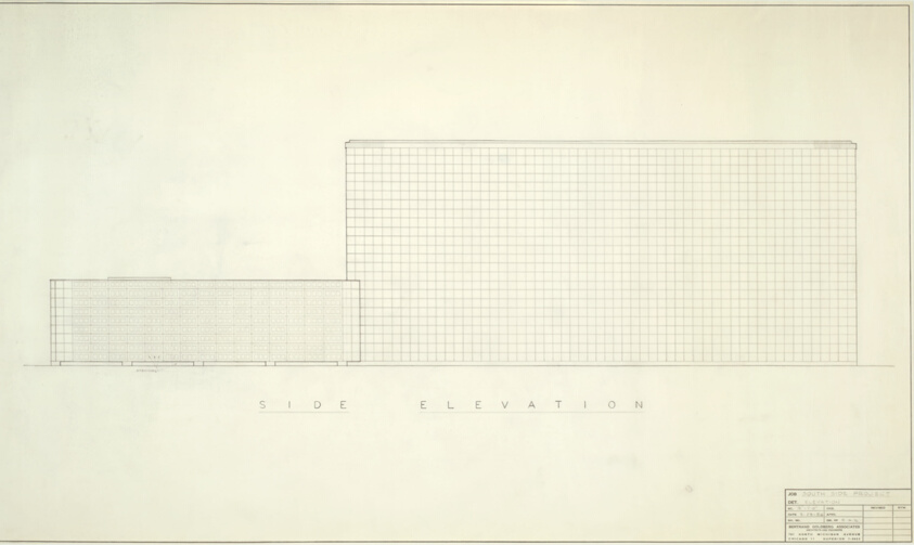 Drexel Town and Garden Houses, Chicago, Illinois, Elevation