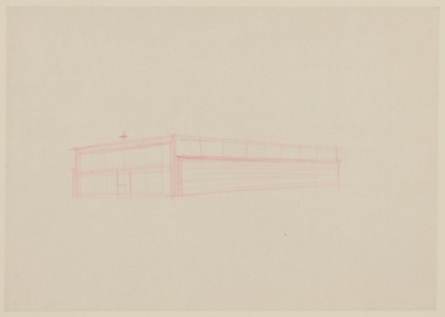 Illinois Institute of Technology Chapel, Chicago, Illinois, Exterior Perspective