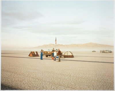 Waiting, Edward's Air Force Base, from series "Desert Cantos II: The Event" (1983)