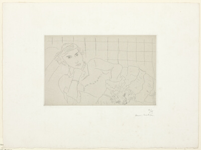 Young Woman and her Dog