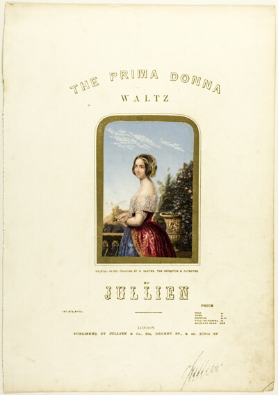 The Bride, cover for The Prima Donna Waltz sheet music