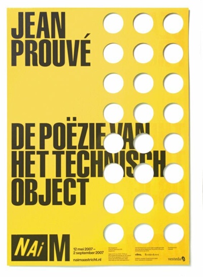 NAi Maastricht Jean Prouvé: The Poetics of the Technical Object Poster