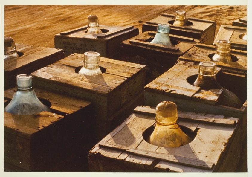 Untitled (Bottles in Wooden Crates)