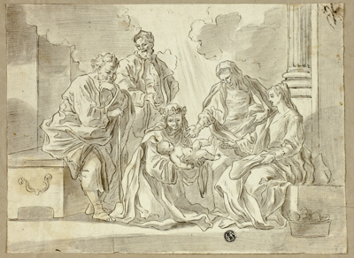 Holy Family with Saints
