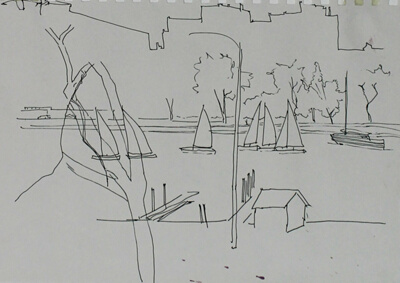 Chicago Sketches, Belmont Harbor