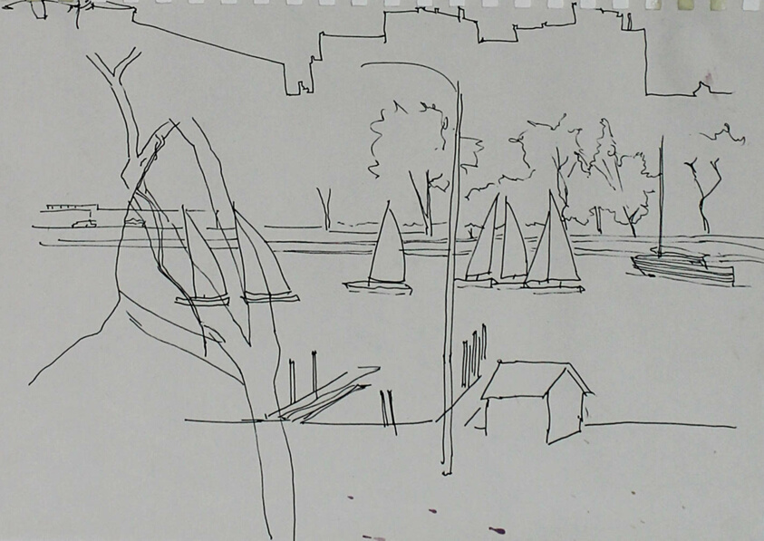 Chicago Sketches, Belmont Harbor