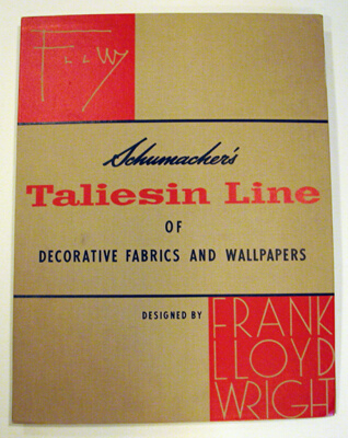 Schumacher's Taliesin Line of Decorative Fabrics and Wallpapers Designed by Frank Lloyd Wright
