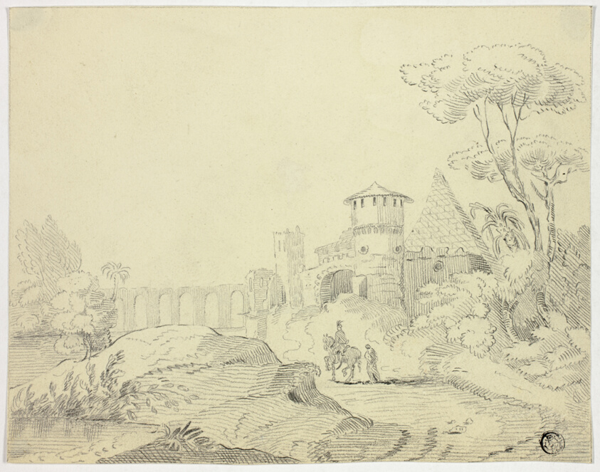 Outside of Porta Metella, Rome