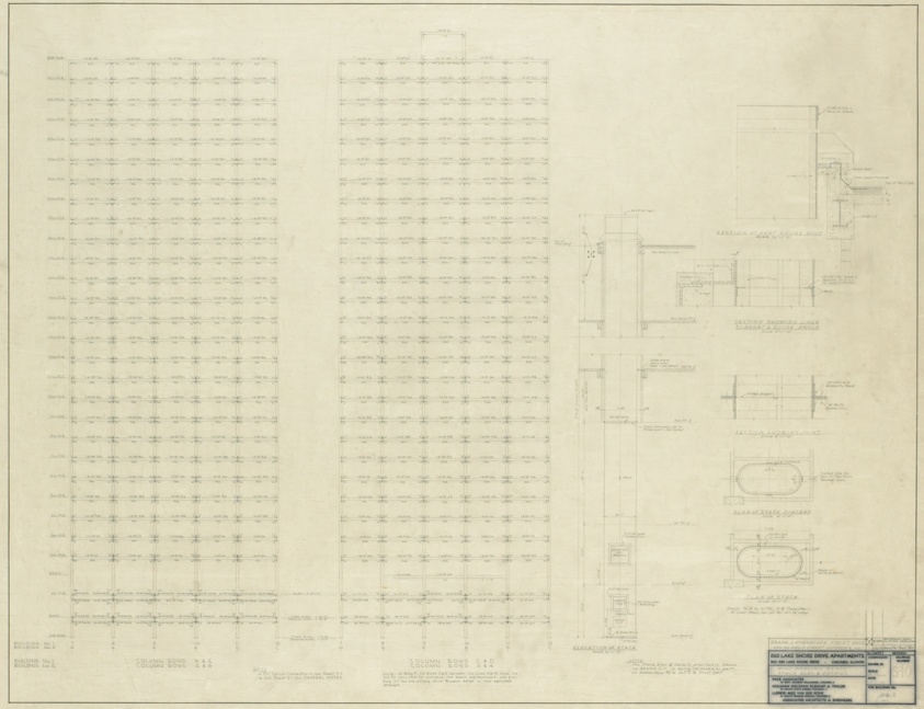 860–880 North Lake Shore Drive, Wind Bracing Bents