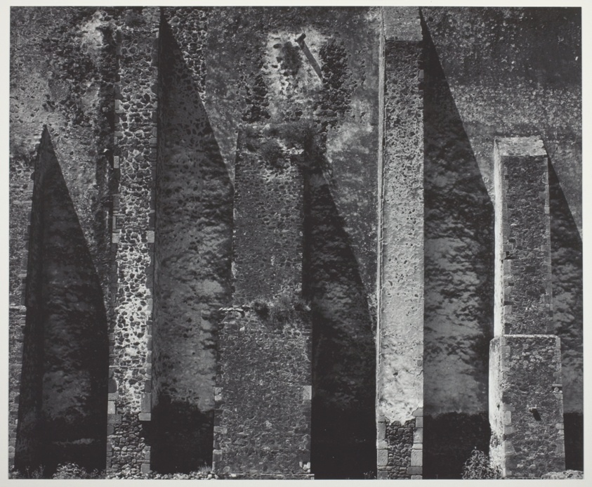 Buttressed Wall, Church, Alcoman, Mexico