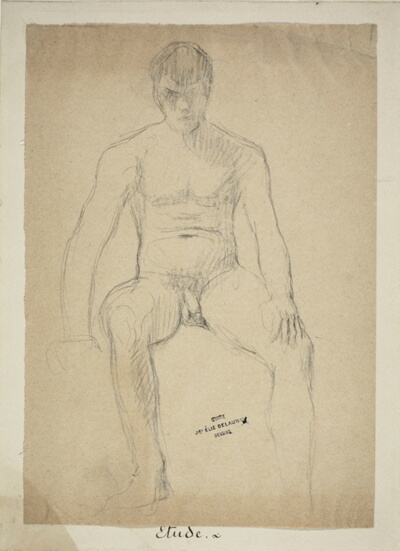 Seated Academic Nude