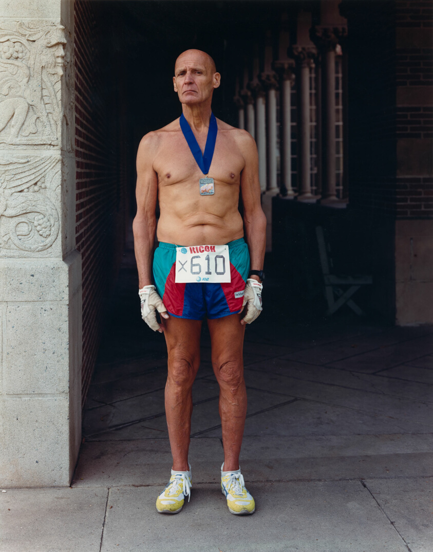 A Man Who Has Just Completed the Los Angeles Marathon, California, from the series "Stranger Passing"