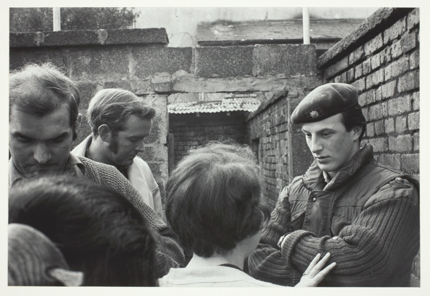 A Lt. Listening to a Complaint About the Conduct of his Men