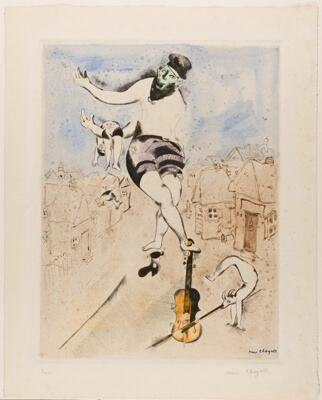 Acrobat with Violin