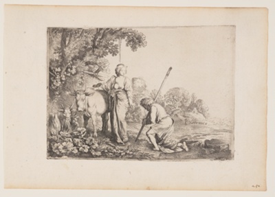 Juno Delivering Io, plate 1 from The Story of Mercury and Argus