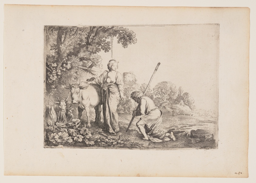 Juno Delivering Io, plate 1 from The Story of Mercury and Argus