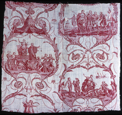 Triomphe de Voltaire (Triumph of Voltaire) (Furnishing Fabric)