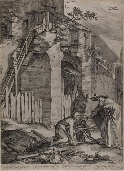 The Prophet Elijah Arriving at the House of the Widow of Sarepta