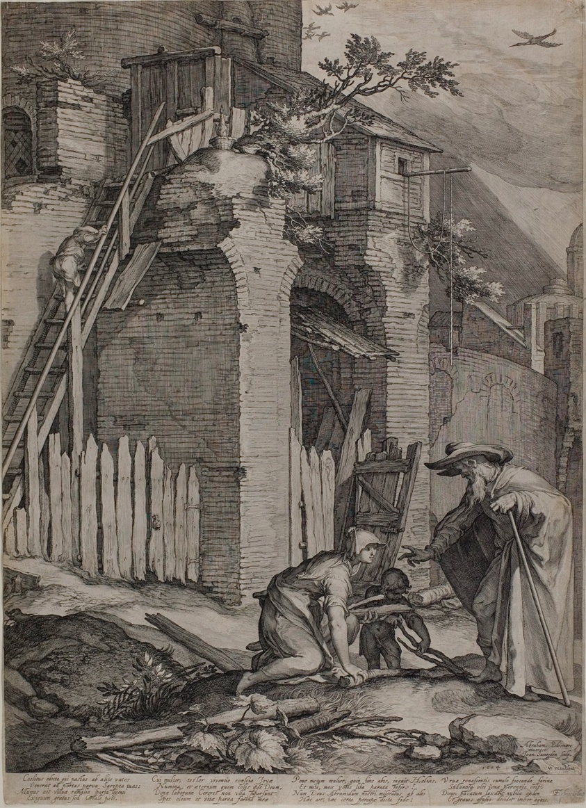 The Prophet Elijah Arriving at the House of the Widow of Sarepta