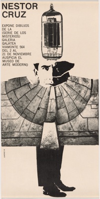 Néstor Cruz expone dibujos de la (serie de los misterios)