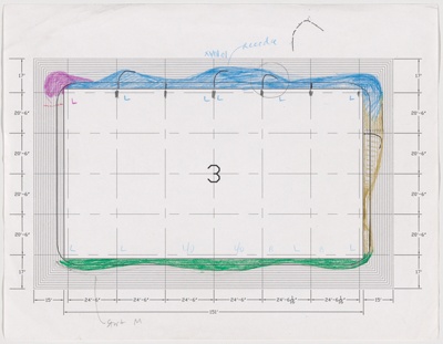 Aqua Tower, Chicago, Illinois, Floor Plate Study, Floor 3