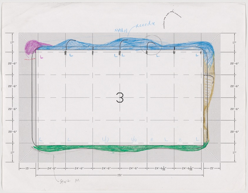 Aqua Tower, Chicago, Illinois, Floor Plate Study, Floor 3