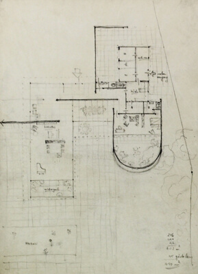 Hubbe House, Magdeburg, Germany, Plan Study