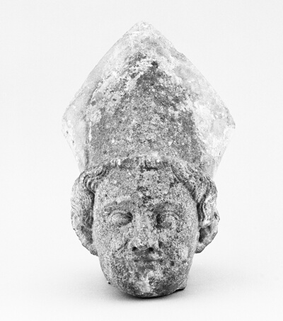 Head of a Bishop Saint