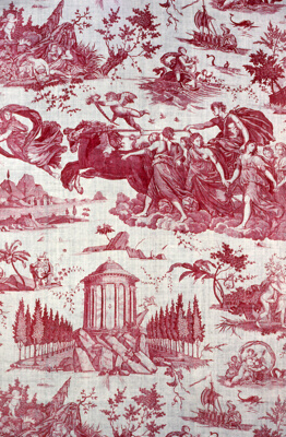 Le Char de l'Aurore (The Chariot of Dawn) (Furnishing Fabric)