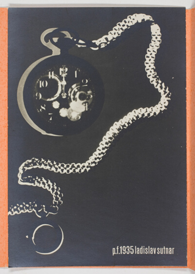 Sutnar’s 1935 New Year’s announcement