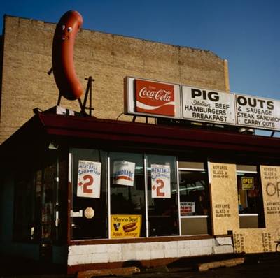Hot Dog Stands: Pig-Outs, Milwaukee and Addison, from the series "Hot Dog Stands"