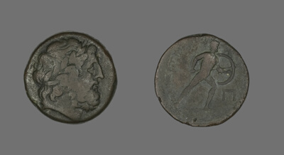 Pentokion (Coin) Depicting the God Zeus