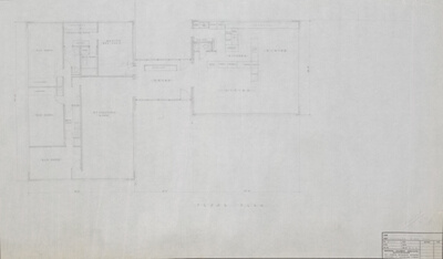 Levin, Leo, Residence: Floor Plan