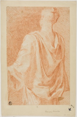 Draped Woman, Seen From Back