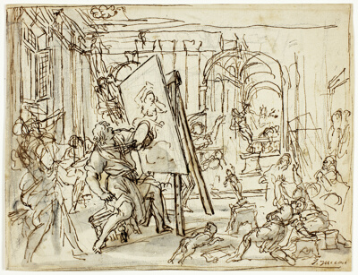Earthquake in an Artist's Studio