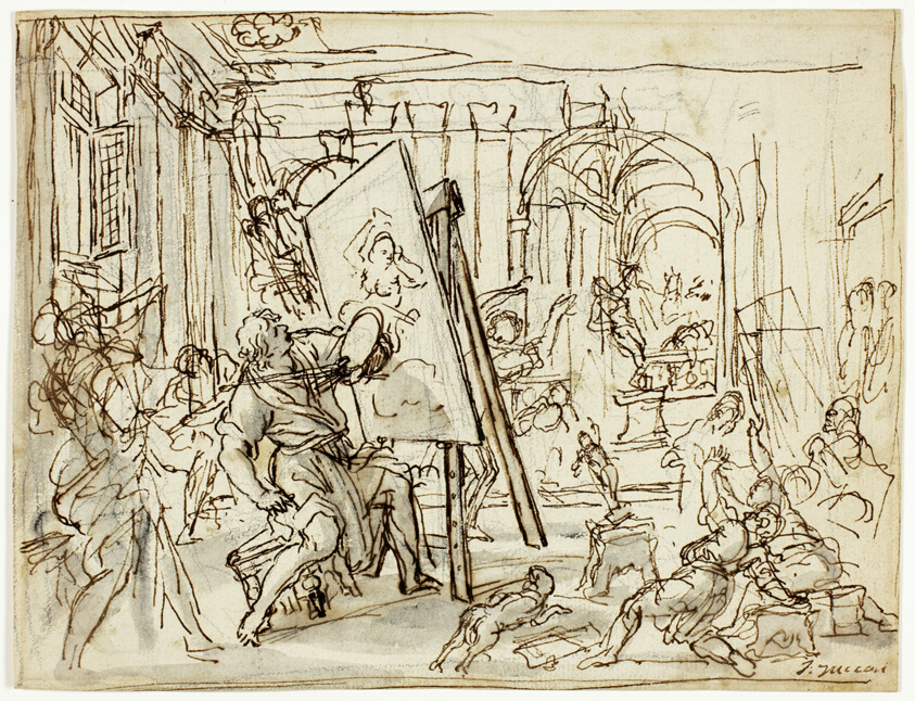 Earthquake in an Artist's Studio