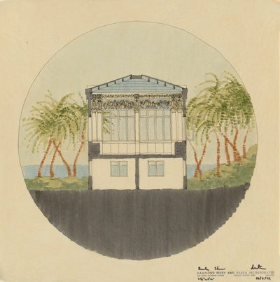 Bush House, Bahamas, Scheme II Design Drawings