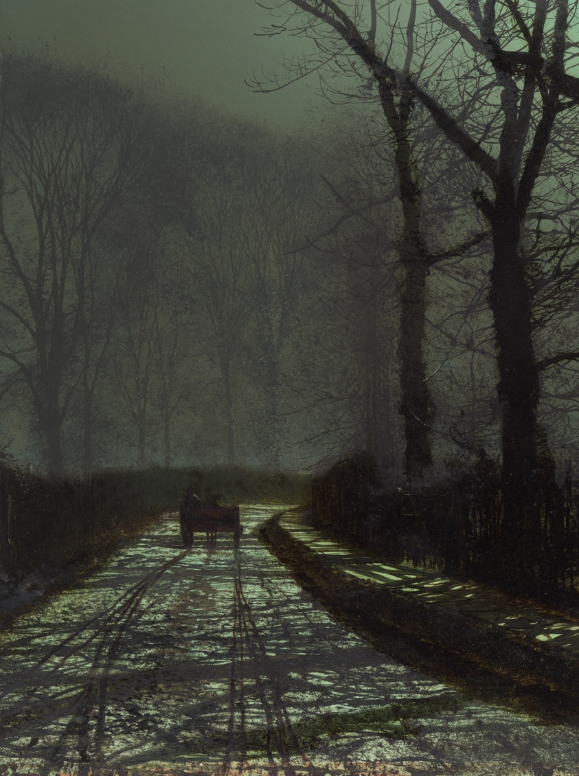 Lane Scene at Night