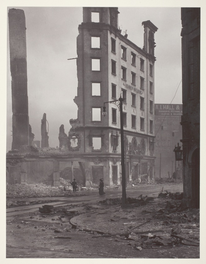 Ruins of the Hearst building, San Francisco Earthquake and Fire